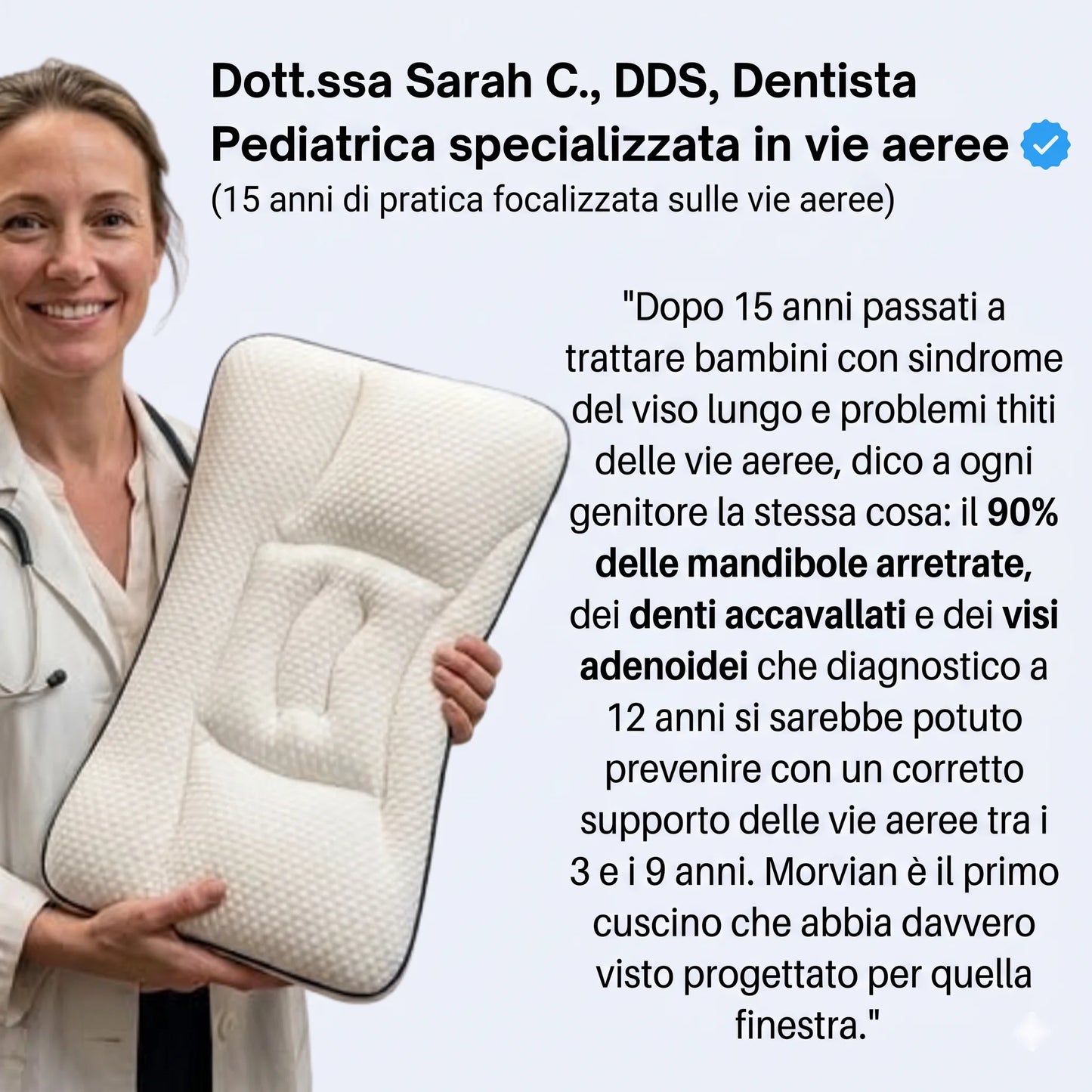 Morvian - Cuscino Posturale per Bambini